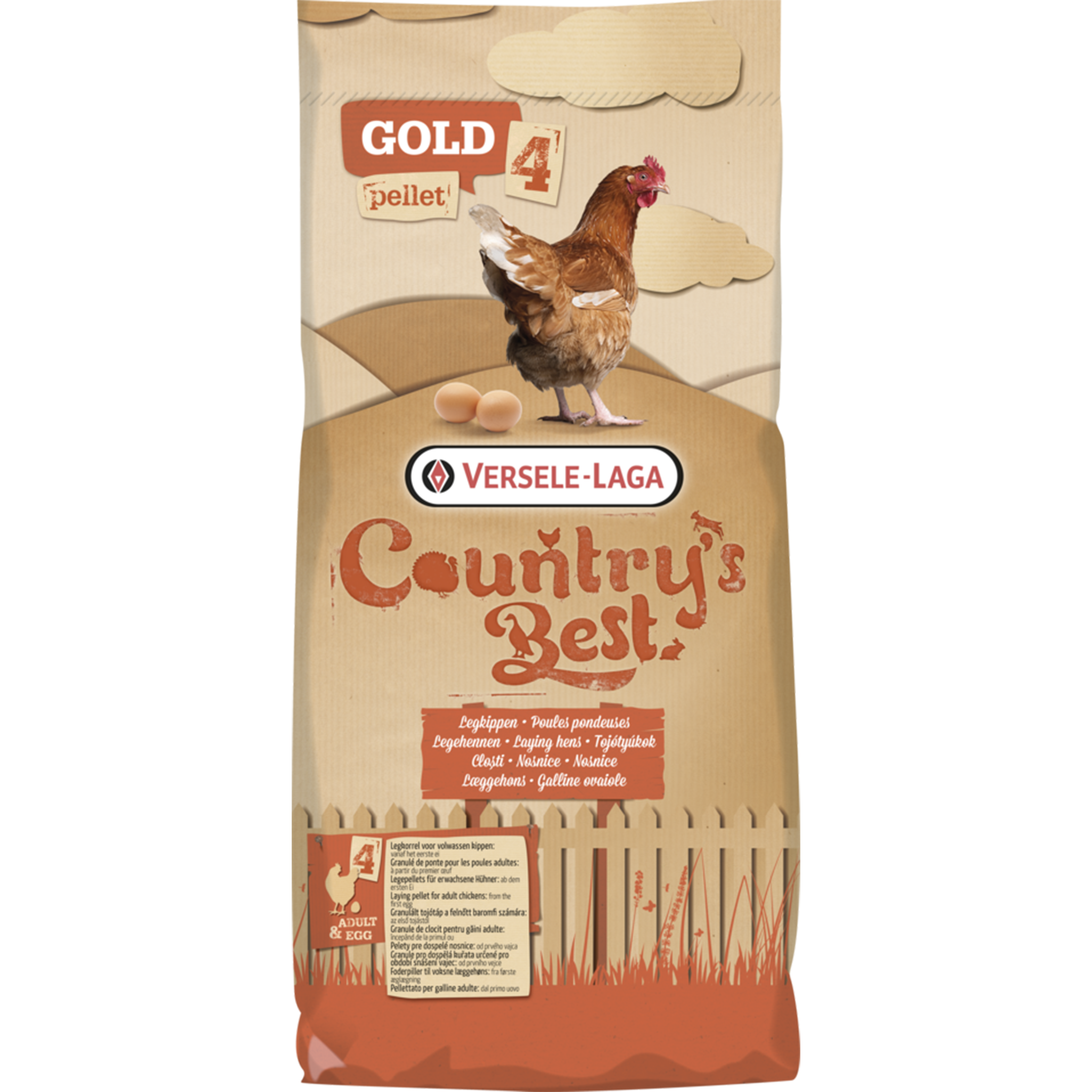 Versele-Laga Country's Best Gold 4 Pellet 20kg